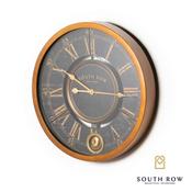 South Row Wall Clock With Gold Frame image
