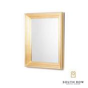 Penzance Rectangle Ridged Mirror Vintage Gold image