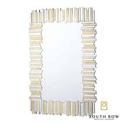 Ava Large Art Linear Gold Mirror image