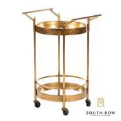 Harriet Round Drinks Trolley Antique Gold image