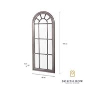 Palladian Window Antique Silver Mirror 150x60cm image