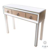 Hayden 3 Drawer Mirrored Console Table image