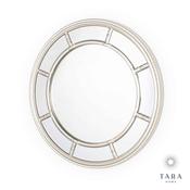 Nautilus Round Champagne Wall Mirror image
