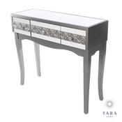 Jade Mirrored 3 Drawer Console Table image