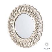 Reflections Champagne Round Loop Mirror image