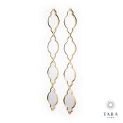 Gatsby Set of 2 Slim Gold Mirrors image