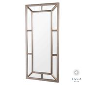 Remy Beaded Design Leaner Mirror Champagne image