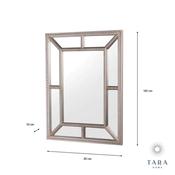 Remy Beaded Champagne Wall Mirror image