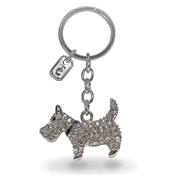 Tipperary Crystal Dog Sparkle Key Chain image