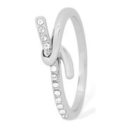 Tipperary Crystal Silver Knot Ring image