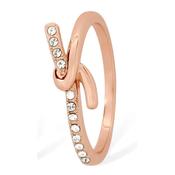 Tipperary Crystal Rose Gold Knot Ring image
