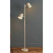 Freddie Metal and Ash Floor Lamp Height 147cm image