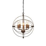 Ophelia Distressed 5 Light Globe Ceiling Pendant image
