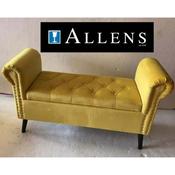 Estelle Storage Stool Ochre image