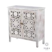 Jessie Large 2 Door Antique White Cabinet image