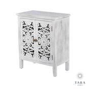 Jessie Medium 2 Door Antique White Cabinet image