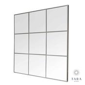 Square Champagne Window Mirror image
