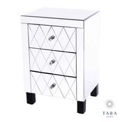 Karson Mirrored 3 Drawer Locker image