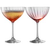 Galway Blush Erne Saucer Champagne set of 2 image