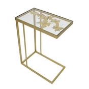 Butterfly Rectangle Side Table Champagne image