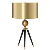 Gilgen Tripod Table Lamp 38x80cm with Gold Shade image