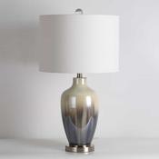 Carmona Table Lamp Grey Glass Height 28inch image