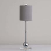 Lund Table Lamp with Grey Shade H28inch image