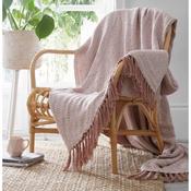 Cotton Throw Ascot Pink 130 x 170cm image