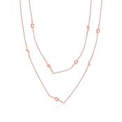Romi Rose Gold Knot Necklace image