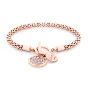 Romi Rose Gold Popcorn Chain Bracelet image