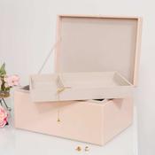 Pink Jewellery Box – Rose Gold Heart – Medium image