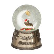 Genesis Moon &amp; Teddy Globe 1st Christmas image