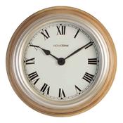 Hometime Deep Case Wall Clock Blonde Wood image