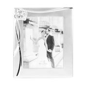 Silver Plated Hearts Frame 8x10in image