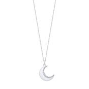 Half Moon Pendant Silver image