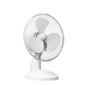 White Desk Fan 23cm Diameter image