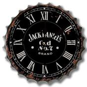 Jack D Old No 7 30cm Clock Bottle Top image
