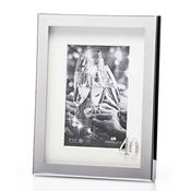 40th Birthday Silver Plated Photo Frame – 6×4 image