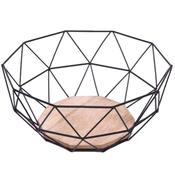 Black Wire Bowl 12 x 26cm image