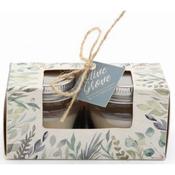Set of 2 Olive Grove Candles with Lids image