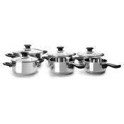 Ibili Optima Stainless Steel 6 Piece Saucepan Set image