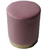 Emily Cerise Pink Round Stool 35x42cm image