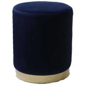 Emily Navy Round Stool 35x42cm image