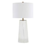 Jessa Glass Table Lamp with White Shade image
