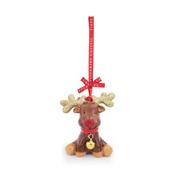 Porcelain Reindeer Christmas Decoration image
