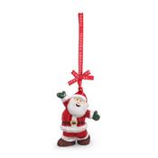 Porcelain Waving Santa Christmas Decoration image