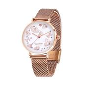 Butterfly Rose Gold Watch image