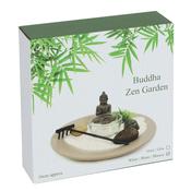 Round Zen Budda Garden 16x7cm 2 Assorted image