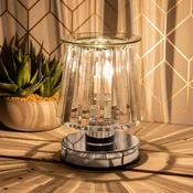 Aroma Lamp Silver Clear Crystal image