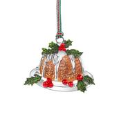 Christmas Pudding Hanging Decoration image